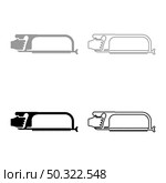 Hacksaw for metal in hand Saw tool Cutting set icon grey black color vector illustration flat style simple image. Hacksaw for metal in hand Saw tool Cutting set icon grey black color vector illustration flat style image. Стоковая иллюстрация, агентство Ingram Publishing / Фотобанк Лори