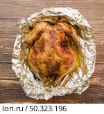 baked chicken foil. Стоковое фото, агентство Ingram Publishing / Фотобанк Лори