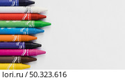 close up collection crayons. Стоковое фото, агентство Ingram Publishing / Фотобанк Лори