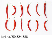 flat lay mexican food composition with chilis. Стоковое фото, агентство Ingram Publishing / Фотобанк Лори
