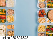 top view lunchboxes with copy space. Resolution and high quality beautiful photo. top view lunchboxes with copy space. High quality and resolution beautiful photo concept. Стоковое фото, агентство Ingram Publishing / Фотобанк Лори