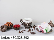 turkish delight with coffee hazelnuts. High resolution photo. turkish delight with coffee hazelnuts. High quality photo. Стоковое фото, агентство Ingram Publishing / Фотобанк Лори