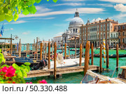 Old cathedral of Santa Maria della Salute in Venice, Italy. Стоковое фото, агентство Ingram Publishing / Фотобанк Лори