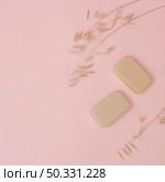 elevated view soaps husk pink surface. High resolution photo. elevated view soaps husk pink surface. High quality photo. Стоковое фото, агентство Ingram Publishing / Фотобанк Лори