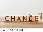 chance word letters. Стоковое фото, агентство Ingram Publishing / Фотобанк Лори
