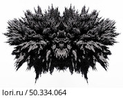 symmetry magnetic metal shaving white backdrop. Стоковое фото, агентство Ingram Publishing / Фотобанк Лори