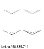 Flock of birds flying in the sky in wedge key Leadership concept Migration silhouette set icon grey black color vector illustration image simple flat style solid fill outline contour line thin. Flock of birds flying in the sky in wedge key Leadership concept Migration silhouette set icon grey black color vector illustration image flat style solid fill outline contour line thin. Стоковая иллюстрация, агентство Ingram Publishing / Фотобанк Лори