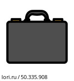 Business Briefcase Icon. Editable Bold Outline With Color Fill Design. Vector Illustration. Стоковая иллюстрация, агентство Ingram Publishing / Фотобанк Лори