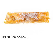Delicious pastel de Vouzela on white background. Стоковое фото, агентство Ingram Publishing / Фотобанк Лори