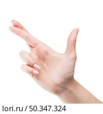 close up hand with crossed fingers. Стоковое фото, агентство Ingram Publishing / Фотобанк Лори