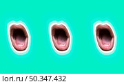 collage with set mouth collection. Стоковое фото, агентство Ingram Publishing / Фотобанк Лори