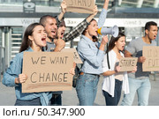 group activists rally protest. Стоковое фото, агентство Ingram Publishing / Фотобанк Лори