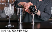 bartender preparing refreshing cocktail. Стоковое фото, агентство Ingram Publishing / Фотобанк Лори