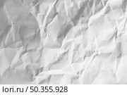 copy space crumpled white paper. Стоковое фото, агентство Ingram Publishing / Фотобанк Лори
