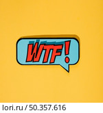 wtf comic text collection sound effects pop art style. Стоковое фото, агентство Ingram Publishing / Фотобанк Лори