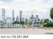 ЖК City Bay – жилой квартал бизнес-класса на берегу Москвы-реки. Редакционное фото, фотограф Алёшина Оксана / Фотобанк Лори