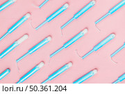 top view tampon pattern. Стоковое фото, агентство Ingram Publishing / Фотобанк Лори