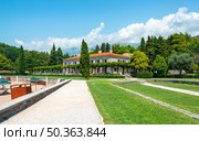 Villa Milocer in Montenegro, near the island of Sveti Stefan. Стоковое фото, агентство Ingram Publishing / Фотобанк Лори