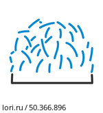 Hay Stack Icon. Editable Bold Outline With Color Fill Design. Vector Illustration. Стоковая иллюстрация, агентство Ingram Publishing / Фотобанк Лори