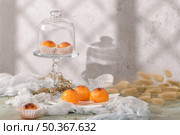 Traditional Portuguese conventual sweet called Castanha De Ovo from Alcobaca, Portugal. Стоковое фото, агентство Ingram Publishing / Фотобанк Лори