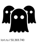 Spirits Ghosts icon black color vector illustration image flat style simple. Spirits Ghosts icon black color vector illustration image flat style. Стоковая иллюстрация, агентство Ingram Publishing / Фотобанк Лори