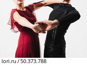crop couple ballroom costumes. Стоковое фото, агентство Ingram Publishing / Фотобанк Лори