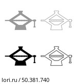 Screw jack lifting equipment mechanism for lifting supported loads of car maintenance scissor shape set icon grey black color vector illustration image simple solid fill outline contour line thin flat style. Screw jack lifting equipment mechanism for lifting supported loads of car maintenance scissor shape set icon grey black color vector illustration image solid fill outline contour line thin flat style. Стоковая иллюстрация, агентство Ingram Publishing / Фотобанк Лори