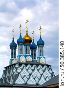 Russia Saraktash 25 May 2010: Trinity Simeon's Convent of Mercy. Cathedral of the Life-Giving Trinity. Orenburg region. Стоковое фото, фотограф Акиньшин Владимир / Фотобанк Лори