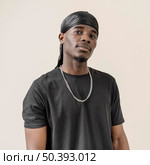 portrait young handsome man posing 7. Стоковое фото, агентство Ingram Publishing / Фотобанк Лори