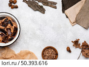 top view organic dye pigment 11. Стоковое фото, агентство Ingram Publishing / Фотобанк Лори