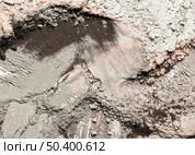 top view clay smudge powder. Стоковое фото, агентство Ingram Publishing / Фотобанк Лори