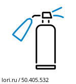 Fire Extinguisher Icon. Editable Bold Outline With Color Fill Design. Vector Illustration. Стоковая иллюстрация, агентство Ingram Publishing / Фотобанк Лори