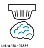Smoke Sensor Icon. Editable Bold Outline With Color Fill Design. Vector Illustration. Стоковая иллюстрация, агентство Ingram Publishing / Фотобанк Лори