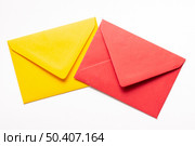 set colorful envelopes. Стоковое фото, агентство Ingram Publishing / Фотобанк Лори