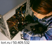portrait female working 6. Стоковое фото, агентство Ingram Publishing / Фотобанк Лори