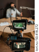 camera filming. Стоковое фото, агентство Ingram Publishing / Фотобанк Лори