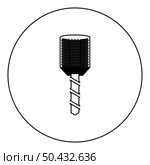 Drill bit auger in head drilling tool Milling machine spindle CNC factory icon in circle round black color vector illustration image outline contour line thin style simple. Drill bit auger in head drilling tool Milling machine spindle CNC factory icon in circle round black color vector illustration image outline contour line thin style. Стоковая иллюстрация, агентство Ingram Publishing / Фотобанк Лори
