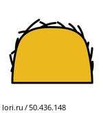 Hay Stack Icon. Editable Bold Outline With Color Fill Design. Vector Illustration. Стоковая иллюстрация, агентство Ingram Publishing / Фотобанк Лори