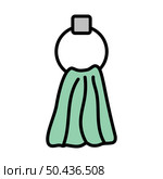 Hand Towel Icon. Editable Bold Outline With Color Fill Design. Vector Illustration. Стоковая иллюстрация, агентство Ingram Publishing / Фотобанк Лори