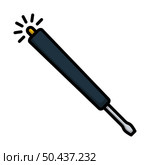 Electricity Test Screwdriver Icon. Editable Bold Outline With Color Fill Design. Vector Illustration. Стоковая иллюстрация, агентство Ingram Publishing / Фотобанк Лори