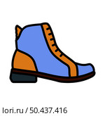 Woman Boot Icon. Editable Bold Outline With Color Fill Design. Vector Illustration. Стоковая иллюстрация, агентство Ingram Publishing / Фотобанк Лори