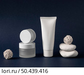 skin products different recipients arrangement. Стоковое фото, агентство Ingram Publishing / Фотобанк Лори