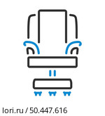Boss Armchair Icon. Editable Bold Outline With Color Fill Design. Vector Illustration. Стоковая иллюстрация, агентство Ingram Publishing / Фотобанк Лори