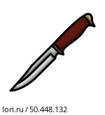 Knife Icon. Editable Bold Outline With Color Fill Design. Vector Illustration. Стоковая иллюстрация, агентство Ingram Publishing / Фотобанк Лори