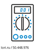 Multimeter Icon. Editable Bold Outline With Color Fill Design. Vector Illustration. Стоковая иллюстрация, агентство Ingram Publishing / Фотобанк Лори