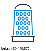 Kitchen Grater Icon. Editable Bold Outline With Color Fill Design. Vector Illustration. Стоковая иллюстрация, агентство Ingram Publishing / Фотобанк Лори
