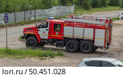 Автомобиль Пожарный Урал-4320, Урал NEXT Российский крупнотоннажный грузовой автомобиль повышенной проходимости г. Железногорск Красноярский Край. Редакционное фото, фотограф Анатолий Володин / Фотобанк Лори