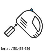 Kitchen Hand Mixer Icon. Editable Bold Outline With Color Fill Design. Vector Illustration. Стоковая иллюстрация, агентство Ingram Publishing / Фотобанк Лори