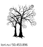 Happy halloween theme tree element. Vector illustration. Стоковая иллюстрация, агентство Ingram Publishing / Фотобанк Лори