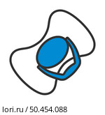 Baby Soother Icon. Editable Bold Outline With Color Fill Design. Vector Illustration. Стоковая иллюстрация, агентство Ingram Publishing / Фотобанк Лори